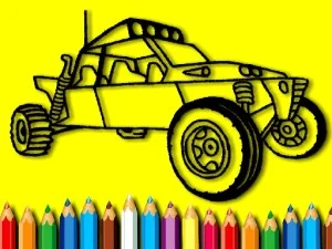 BTS Rally Car Coloring Book